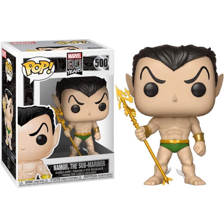 Funko Pop! Marvel 80 Years (500) Namor The Sub-Mariner Vinyl Figure 9cm Statue