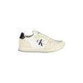 CALVIN KLEIN Scarpe Sneakers Donna Bianche con Dettagli a Contrasto