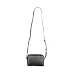 CALVIN KLEIN Women's Black Crossbody Bag with Zip and Contrast Details
