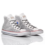 Converse Silver Glitter