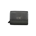 Calvin Klein Women's Black Bag with Chain Handle and Removable Shoulder Strap