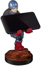 Cable Guys - Marvel (Captain America) Smartphone and Gaming Controller Holder Figure