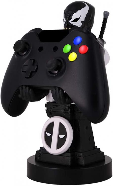 Cable Guys - (Deadpool Back Black) Marvel Smartphone Controller Stand Figurine
