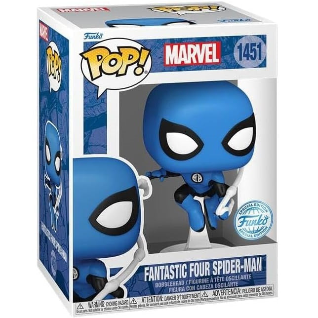 Funko Pop! Marvel (1451) Fantastic Four Spider-Man Special Edition Vinyl Figure