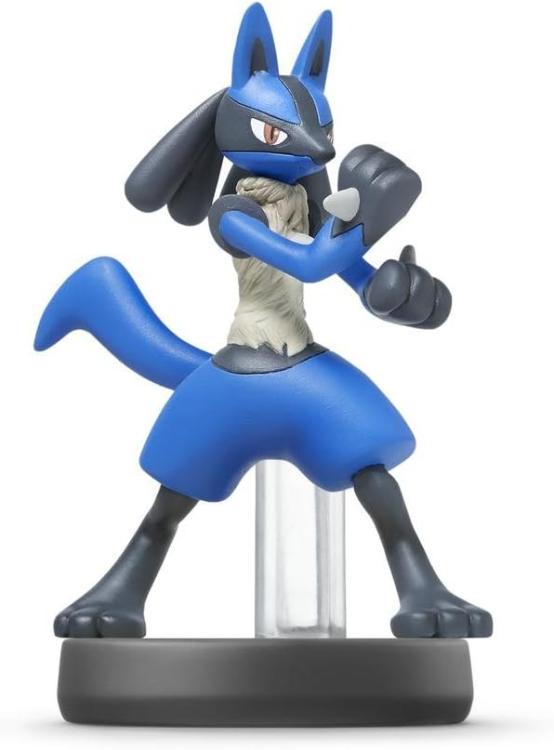 AMIIBO NINTENDO SUPER SMASH BROS COLLECTION - LUCARIO NO. 21 POKEMON FIGURE NEW