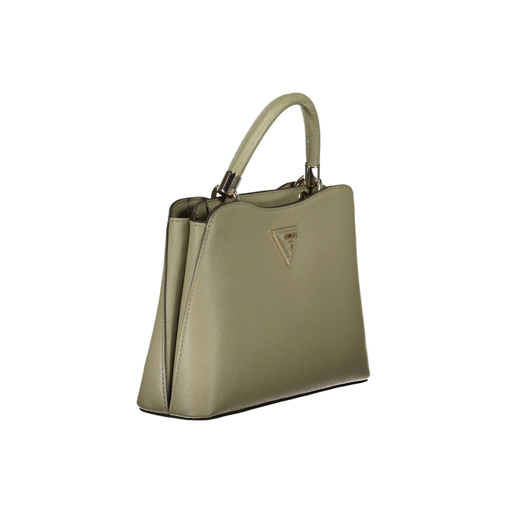 GUESS JEANS Gizele Women's Green Handbag with Removable Shoulder Strap