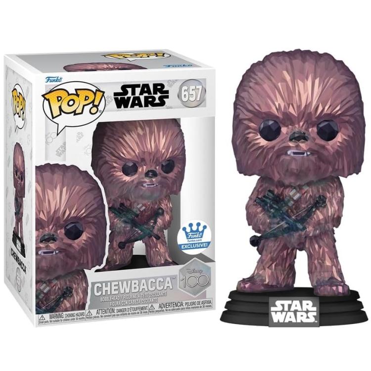 Funko Pop! Star Wars (657) Chewbacca Disney 100 - Vinyl Figure 9cm Figurine