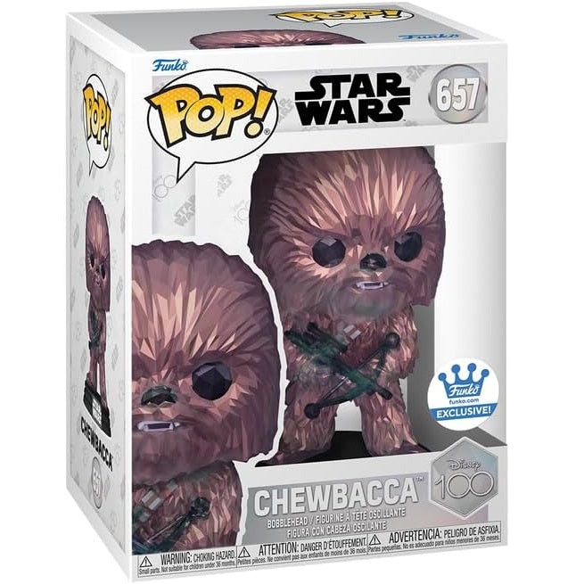 Funko Pop! Star Wars (657) Chewbacca Disney 100 - Vinyl Figure 9cm Figurine