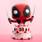 Funko Pop! Marvel Deadpool 30th - (776) - Deadpool in Cake Figure with Cake 9cm