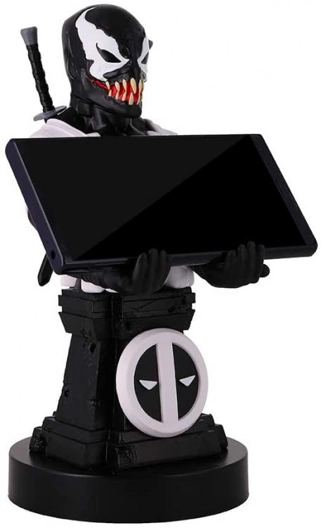 Cable Guys - (Deadpool Back Black) Marvel Smartphone Controller Stand Figurine