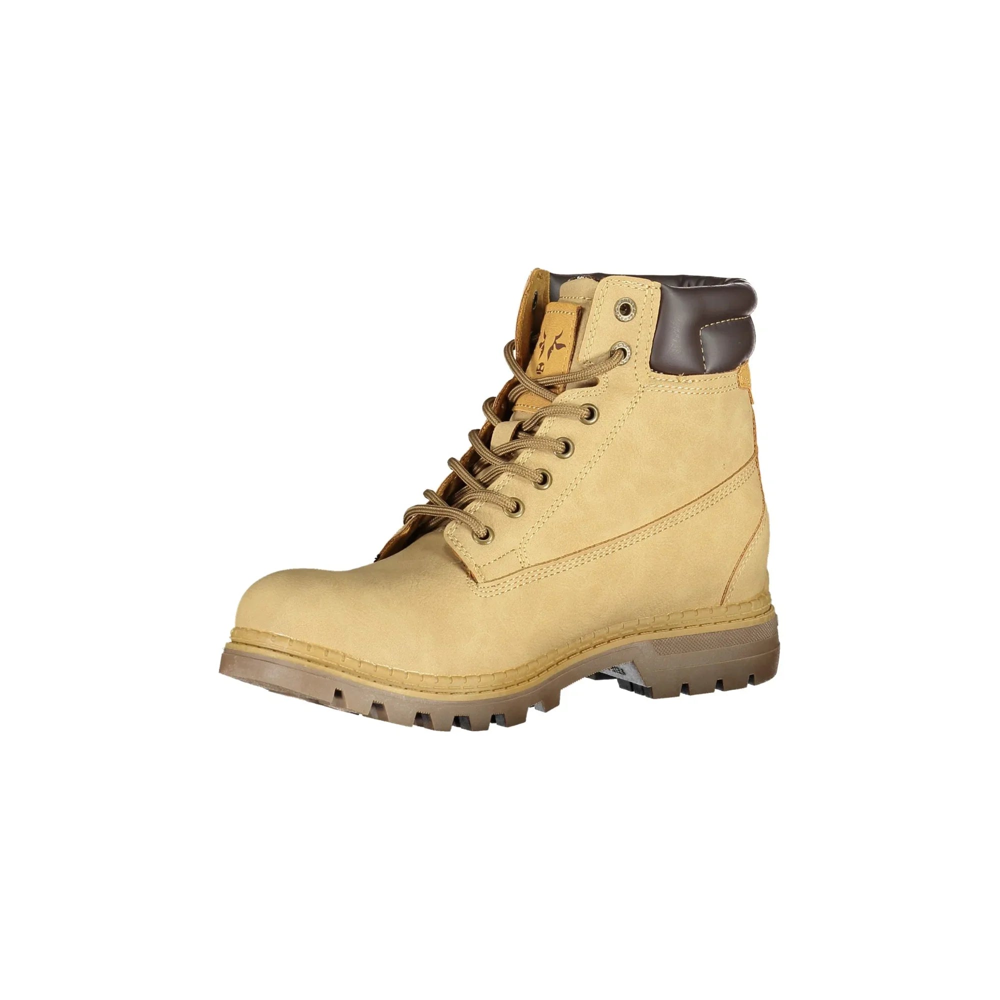 CARRERA Stivaletti Donna Beige con Lacci e Dettagli a Contrasto