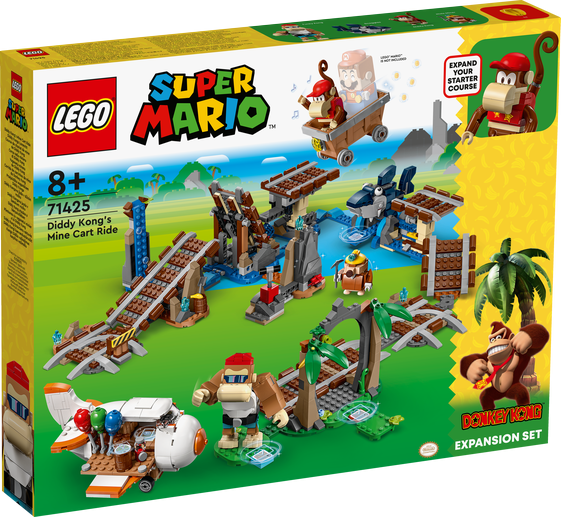 LEGO 71425 Diddy Kong's Mine Cart Ride Expansion Pack