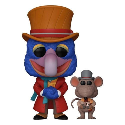 Funko Pop! Disney The Muppet Christmas Carol - 1456 Charles Dickens W/Rizzo 9Cm