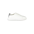 CALVIN KLEIN Scarpe Sneakers Donna Bianche con Dettagli a Contrasto