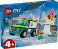 LEGO 60403 Ambulanza di emergenza e snowboarder
