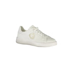 BLAUER Sneakers Uomo Bianche con Lacci e Dettagli a Contrasto