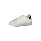 GAELLE PARIS Scarpe Sneakers Uomo Bianche con Dettagli a Contrasto