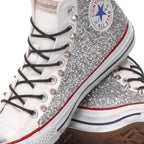 Converse Silver Glitter
