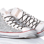 Converse Silver Glitter