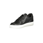 CALVIN KLEIN Scarpe Sneakers Uomo Nere con Dettagli a Contrasto