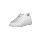 TOMMY HILFIGER Men's White Embroidered Logo Sneakers