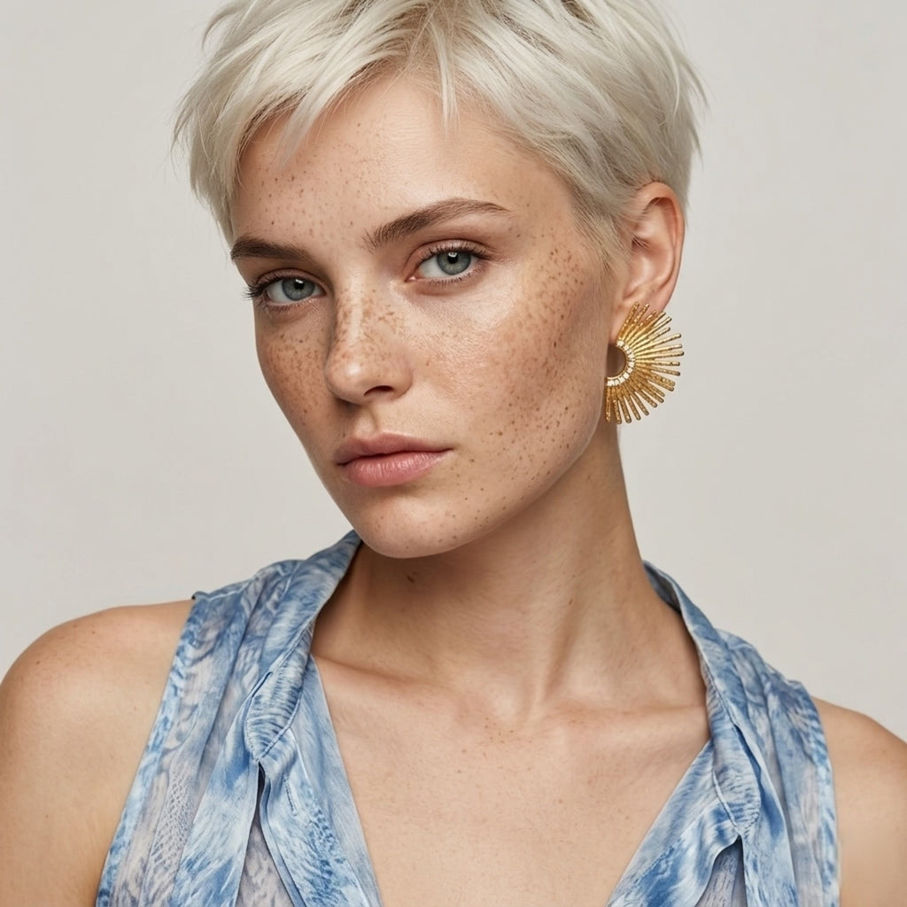 Indigamond Earrings