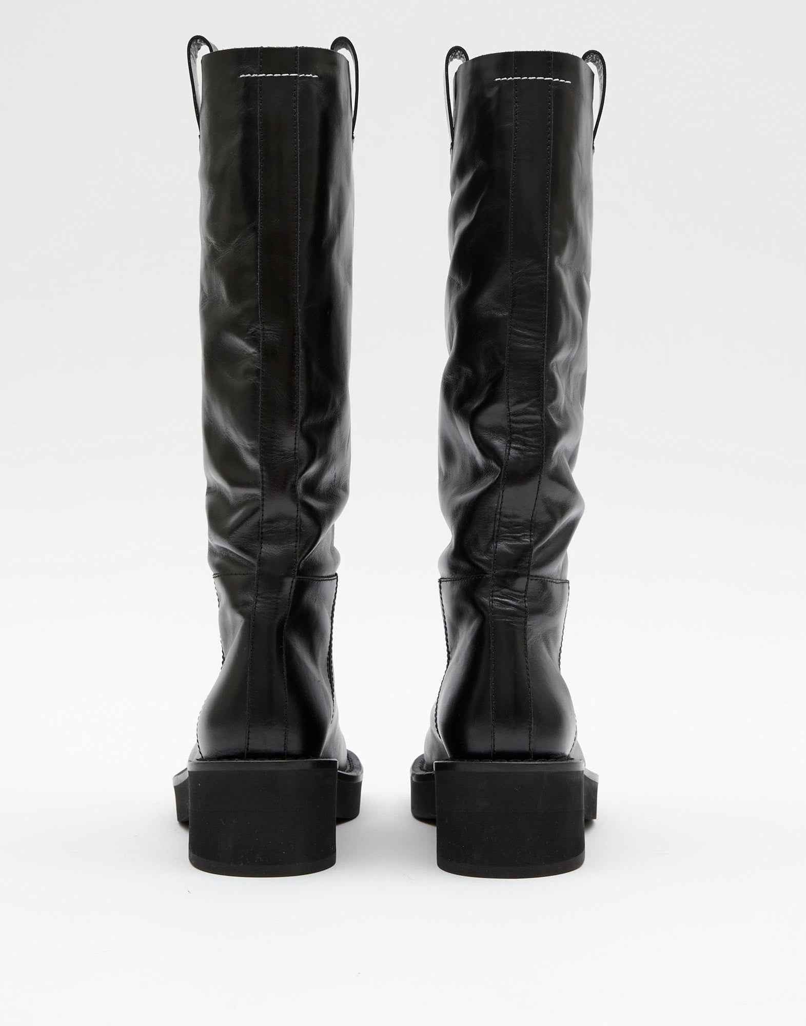 MM6 MAISON MARGIELA Stivale in Vitello Spazzolato