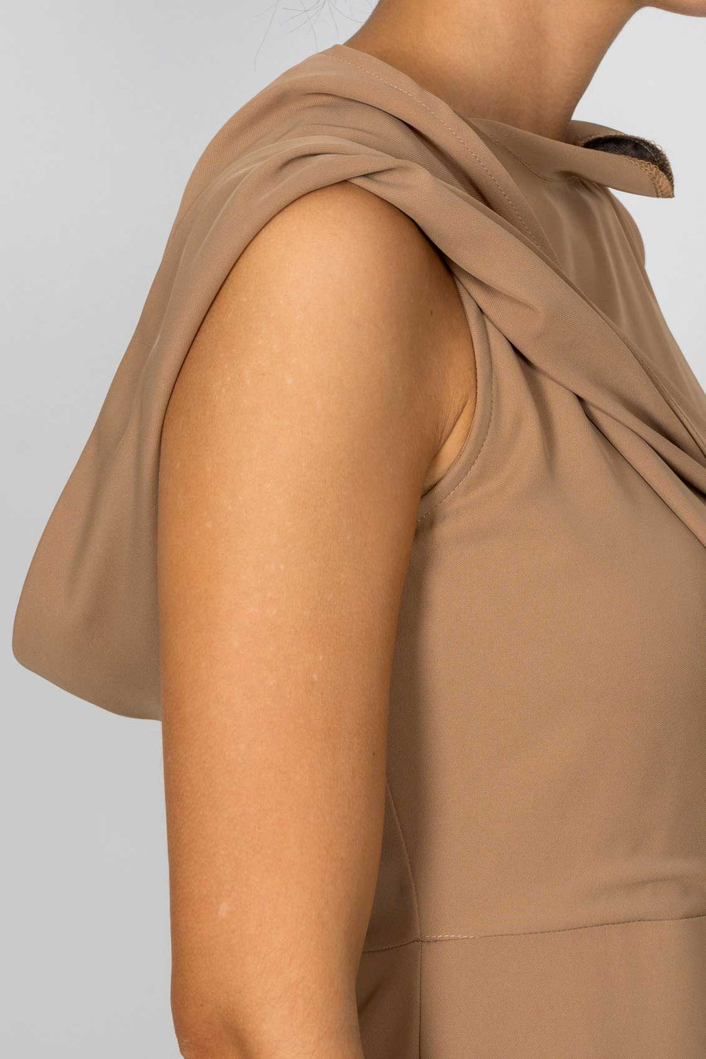 hooded long dress