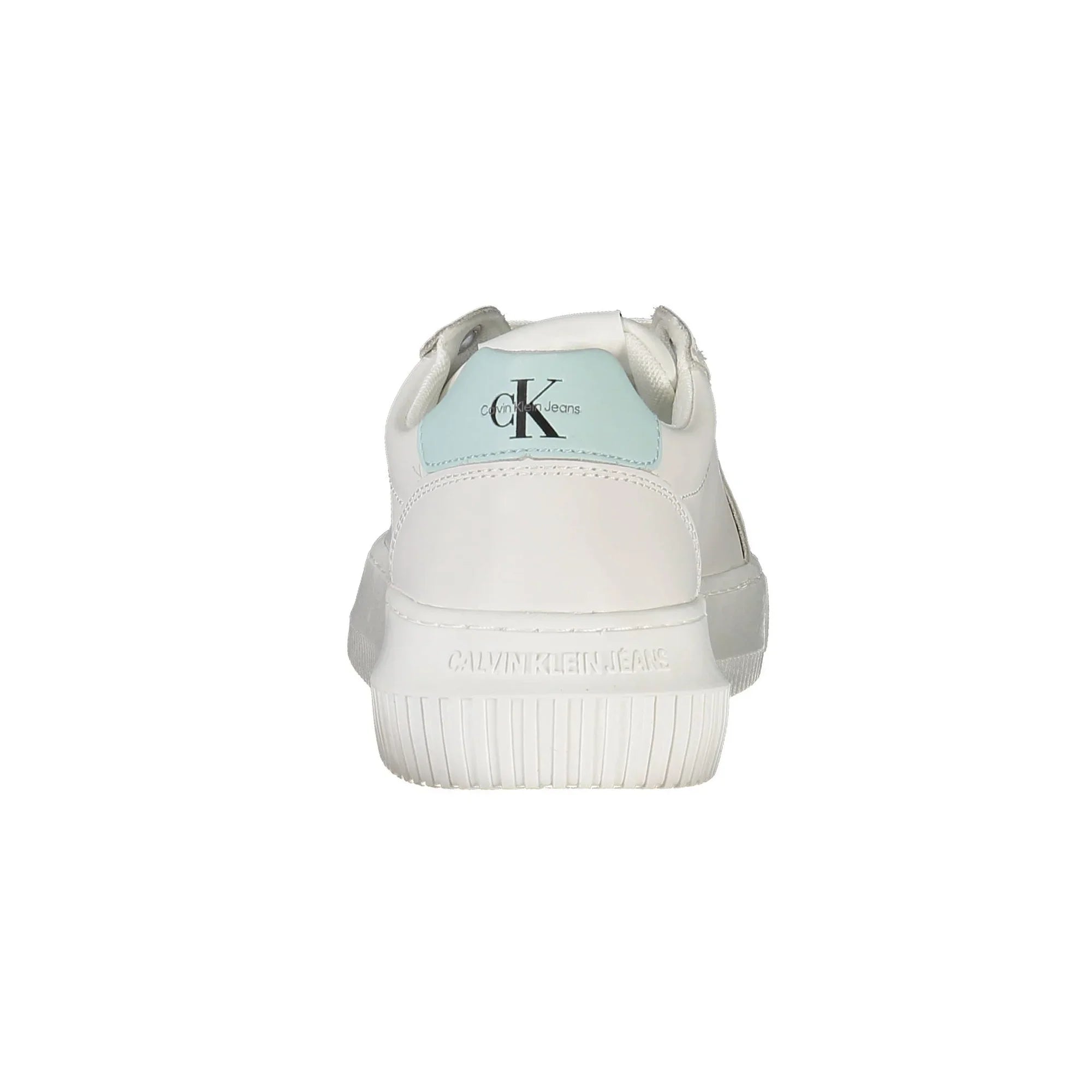 CALVIN KLEIN Women's White Sneakers with Contrast Details