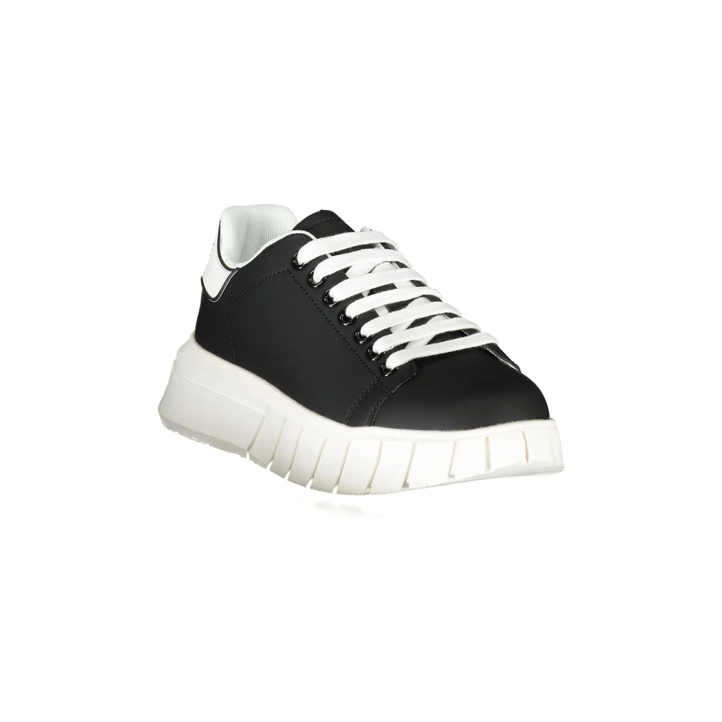 GAELLE PARIS Scarpe Sneakers Uomo Nere con Dettagli a Contrasto