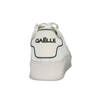 GAELLE PARIS Scarpe Sneakers Uomo Bianche con Dettagli a Contrasto