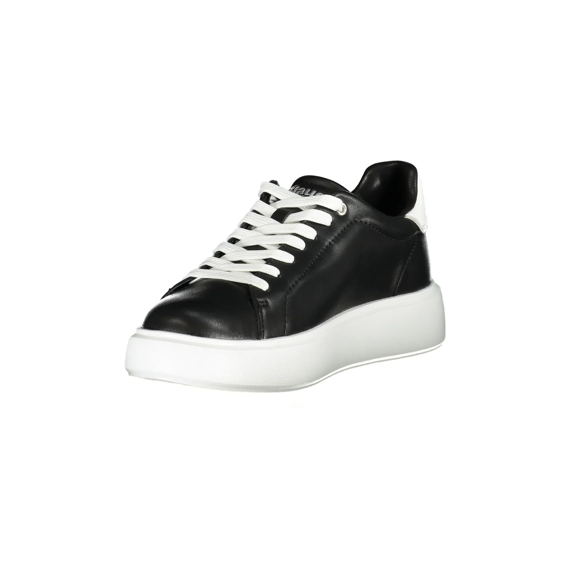 BLAUER Women's Black Athletic Shoes with Rhinestones and White Details