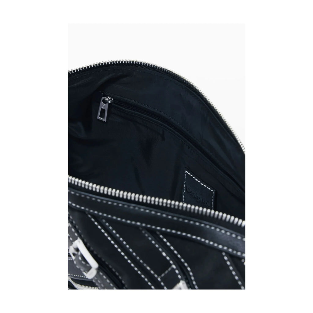 DESIGUAL Women's Black Fibonacci Munster 2.0 Shoulder Bag