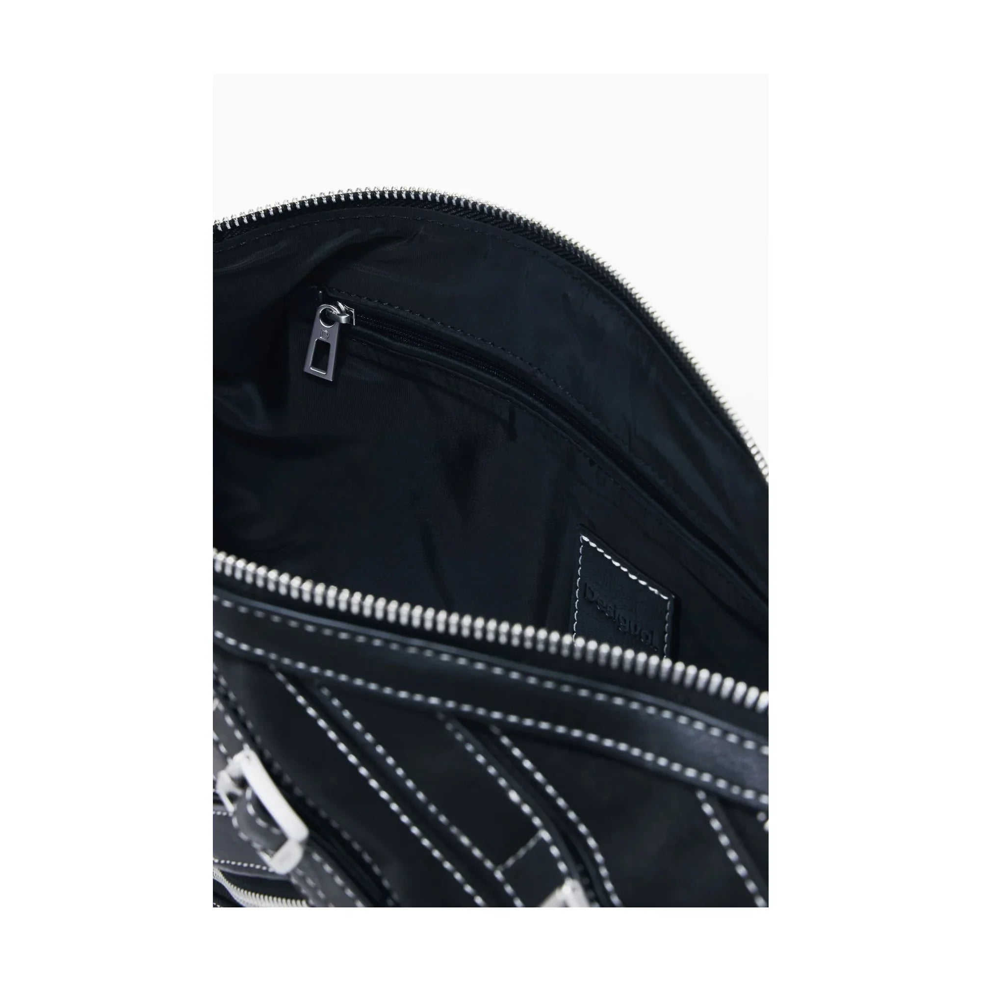 DESIGUAL Women's Black Fibonacci Munster 2.0 Shoulder Bag