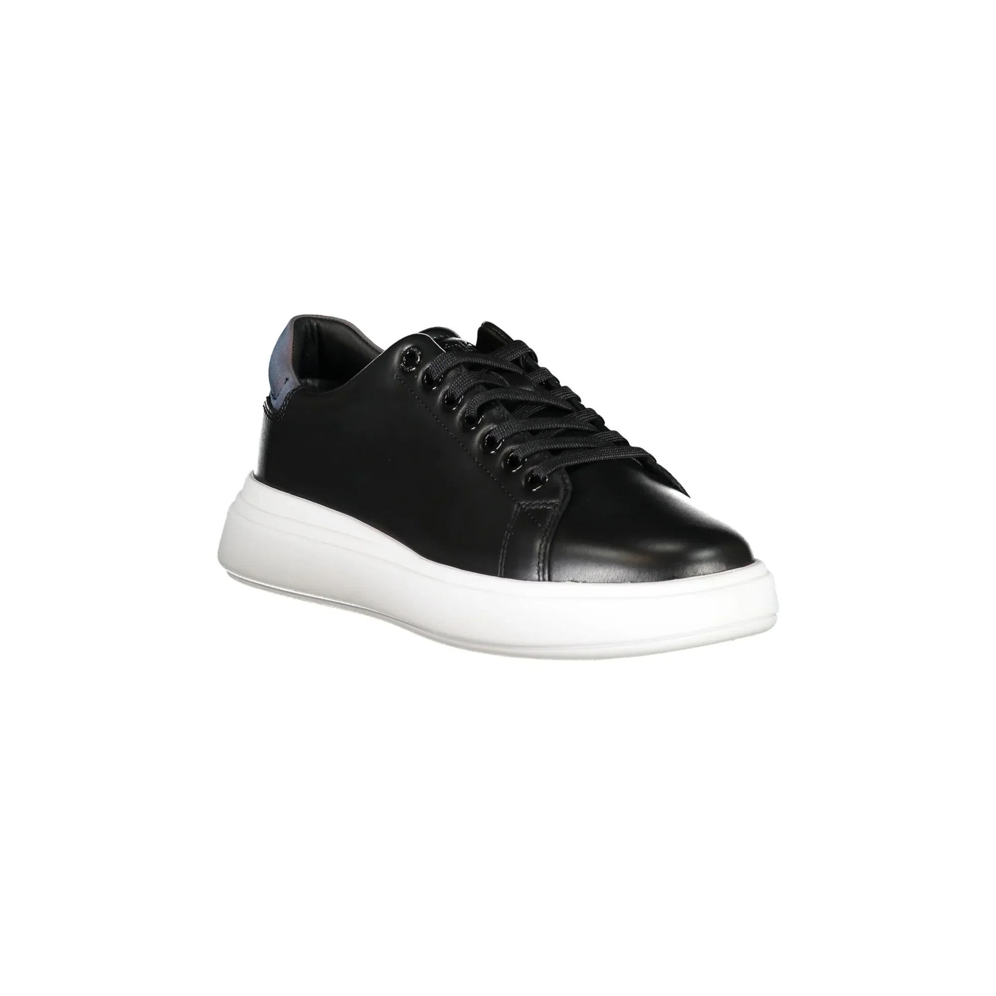 CALVIN KLEIN Women's Black Sneakers with Contrast Details