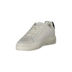 CALVIN KLEIN Sneakers Uomo Bianche con Lacci e Dettagli in Nero