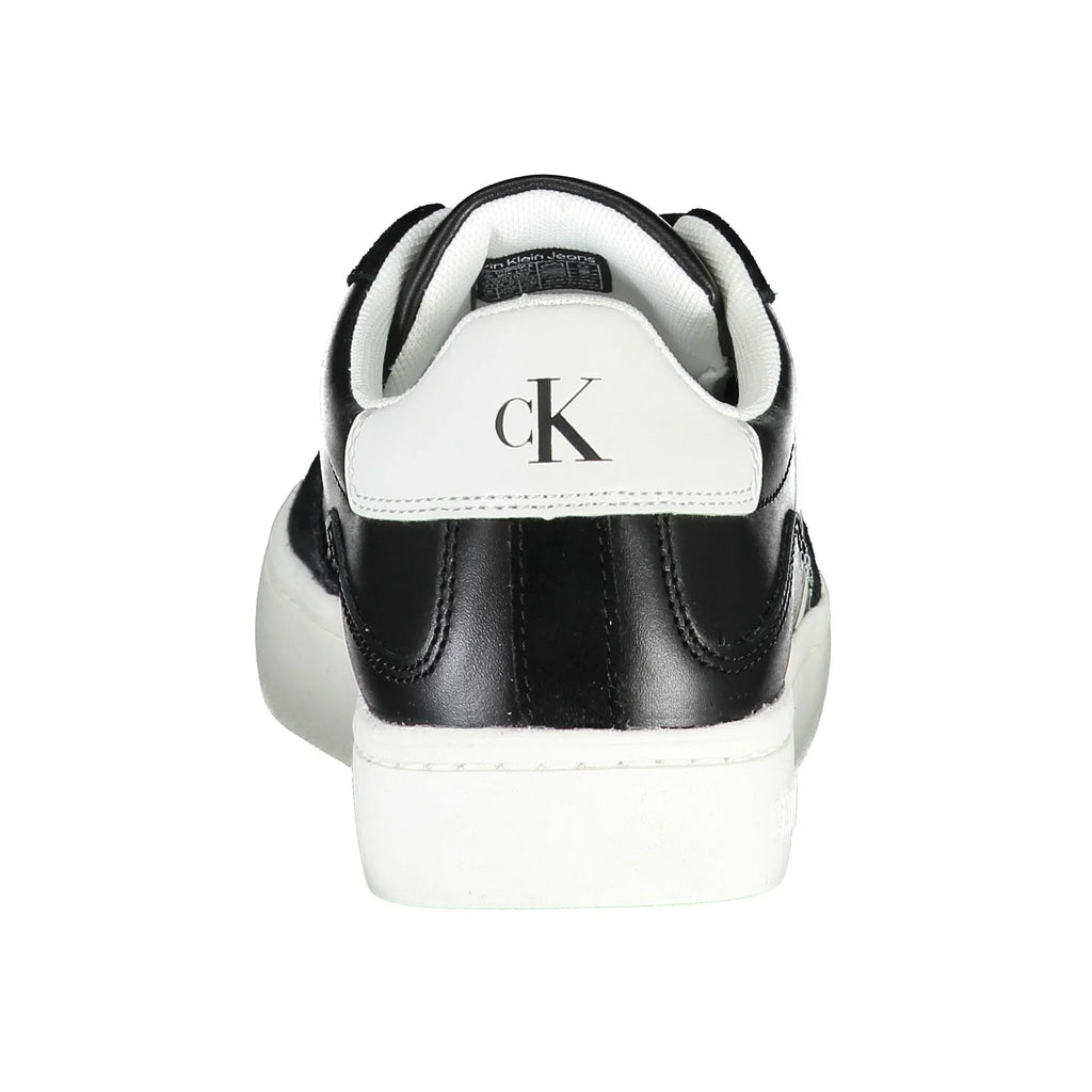 CALVIN KLEIN Scarpe Sneakers Donna Nere con Dettagli a Contrasto