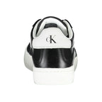 CALVIN KLEIN Scarpe Sneakers Donna Nere con Dettagli a Contrasto