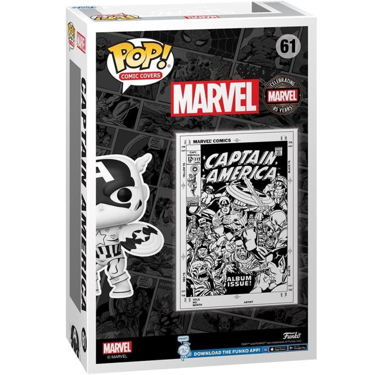 Funko Pop! Comic Cover Marvel 85th (61) Captain America Vinyl Figure Collection