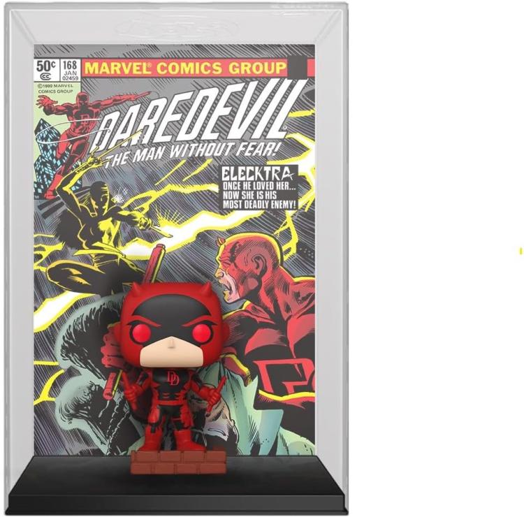 Funko Pop! Comic Covers - Marvel (41) Daredevil Vinyl Figure 9Cm Figurine