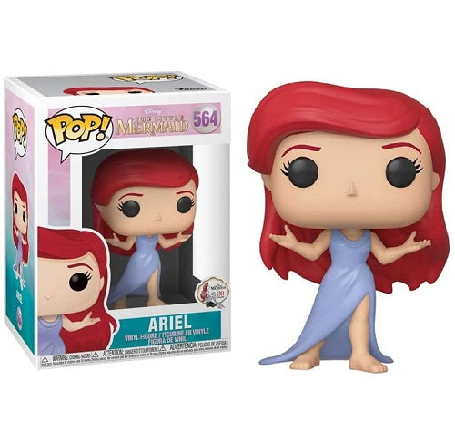 Funko Pop Disney The Little Mermaid Ariel Purple Dress 564 Figure Figurine Vinyl Pvc