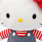 Hello Kitty Plush Blue Jeans Romper 30cm Soft Collectible Toy PLH1077