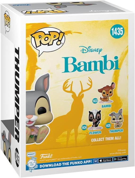 Funko Pop! Disney Classic Bambi - (1435) Thumper Vinyl Figure Thumper 9Cm