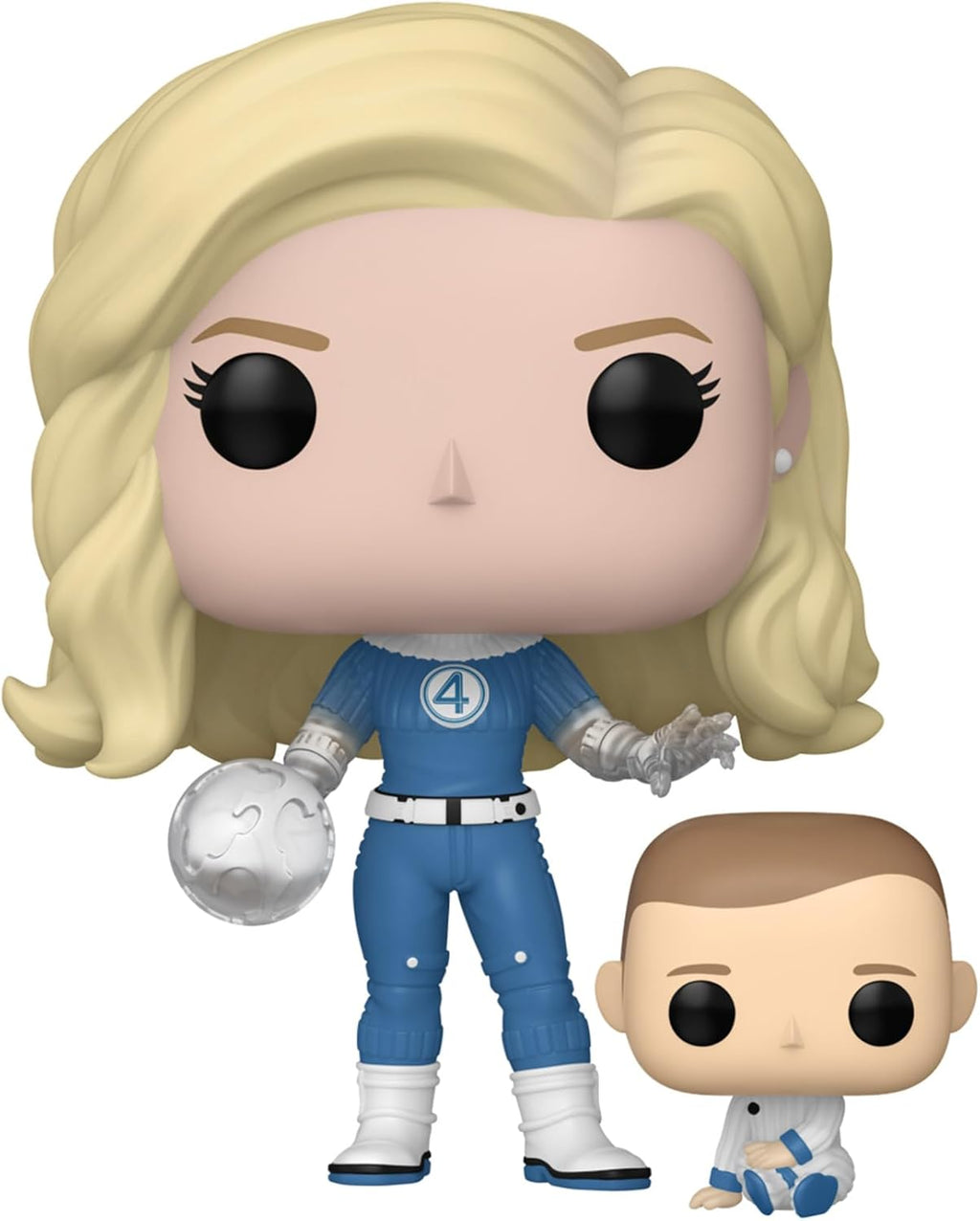 Funko Pop! Marvel Studios Fantastic Four - (1514) Invisible Woman & Franklin 9cm Figure