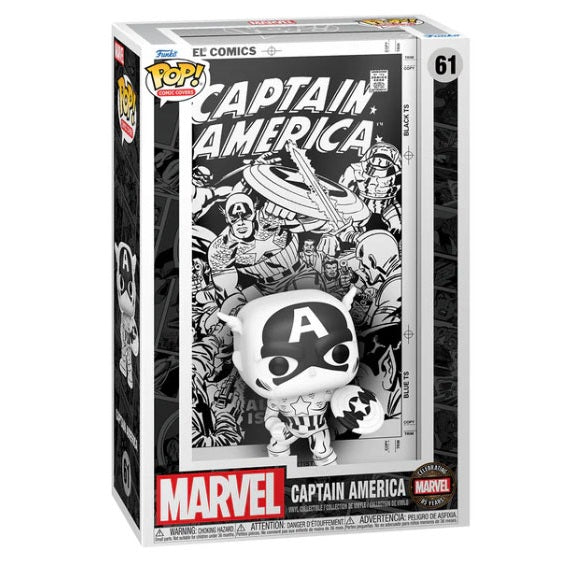 Funko Pop! Comic Cover Marvel 85th (61) Captain America Vinyl Figure Collection