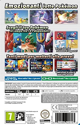 Pokken Tournament Dx Nintendo Switch Pokemon Tekken Game Italian New Ita