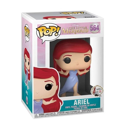 Funko Pop Disney The Little Mermaid Ariel Purple Dress 564 Figure Figurine Vinyl Pvc