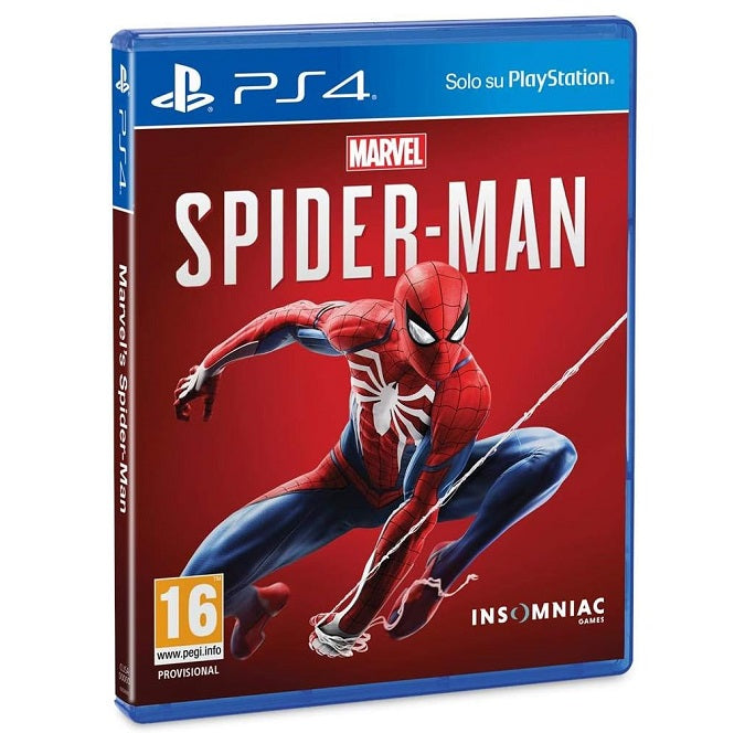 Marvel Spider-Man Ps4 Italian Game Video Game Playstation 4 Spiderman Pal Ita