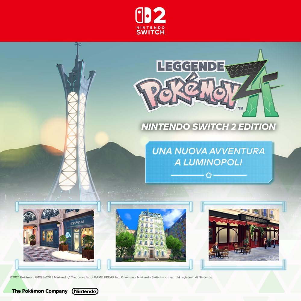 Pokemon Legends Z-A Nintendo Switch 2 Italian Video Game New IT