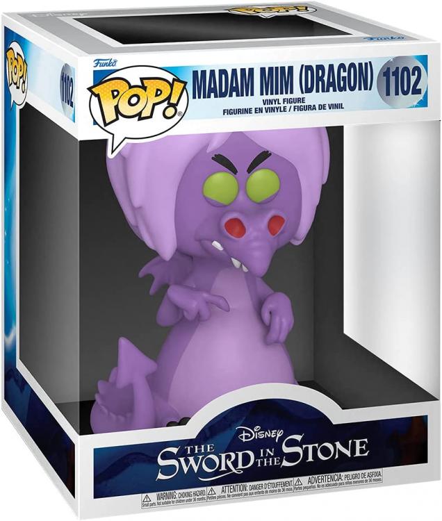 Funko Pop Disney The Sword in the Stone 1102 Maga Mago' Dragon 15Cm Madam Mim